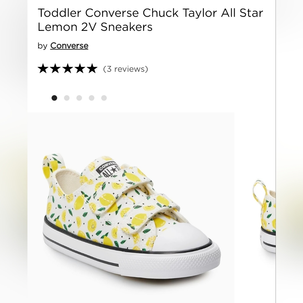 Converse Lemon 🍋 Size 8